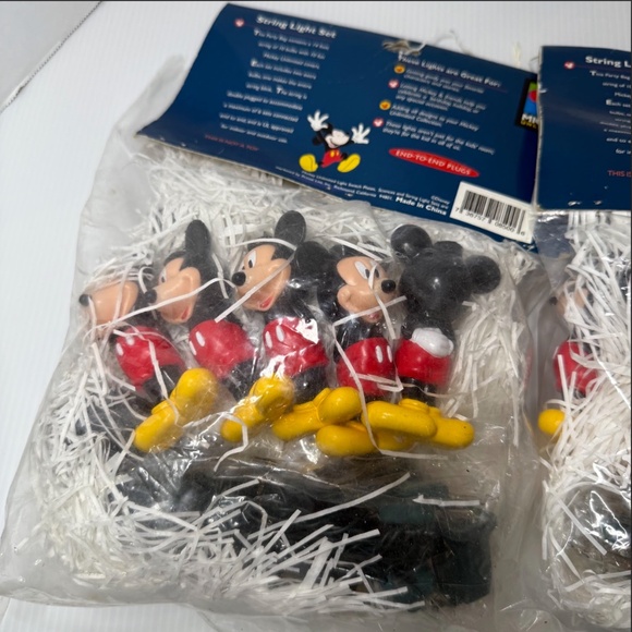 Disney Mickey Unlimited Figural String Lights 2 Sets New In Packages - Picture 8 of 12